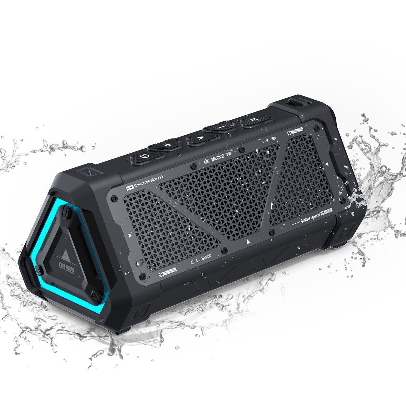 Elanmo High-Power Outdoor Portable Wireless Bluetooth Speaker (Premium Rugged Design)
