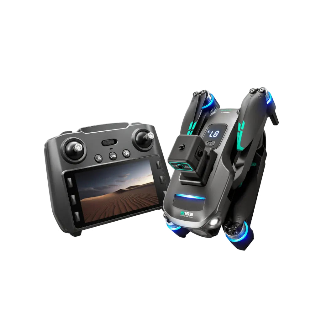 Elanmo S159 Drone 2026  (5GHz Wi-Fi Support) Real 4K Camera, Aerial Photography, Remote Controller Wth Built-in Screen