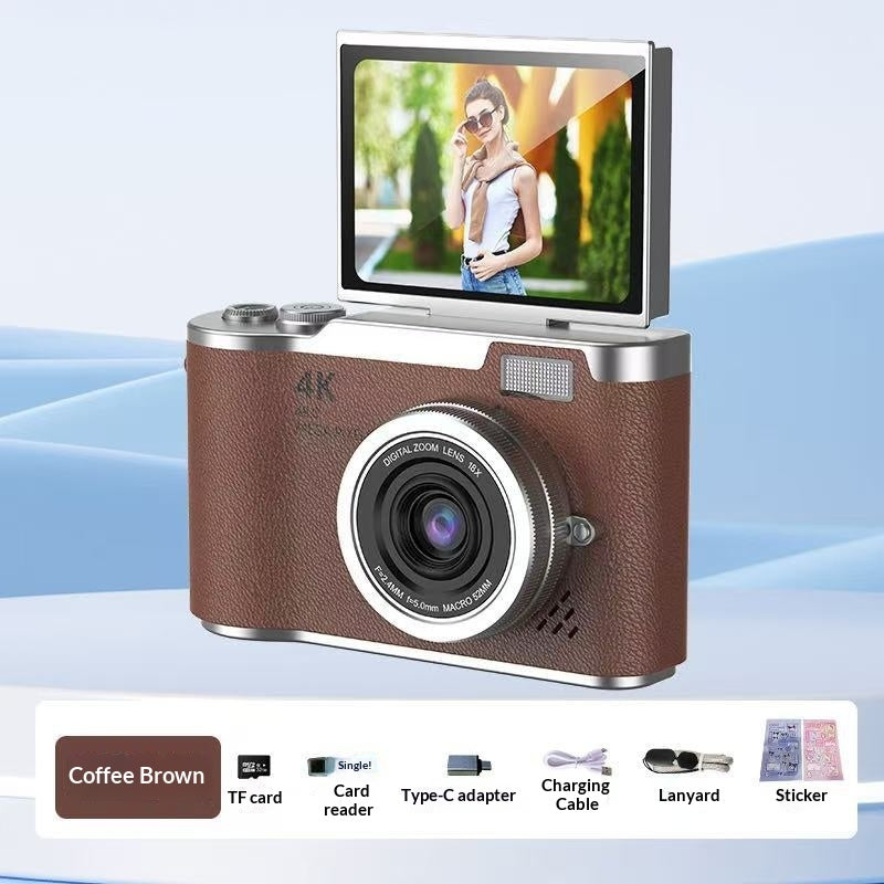 Elanmo Portable Digital Camera For Kids With High Resolution Photos, HD Quality Videos, Flip Screen For Selfies, Easy Sync With Smartphones