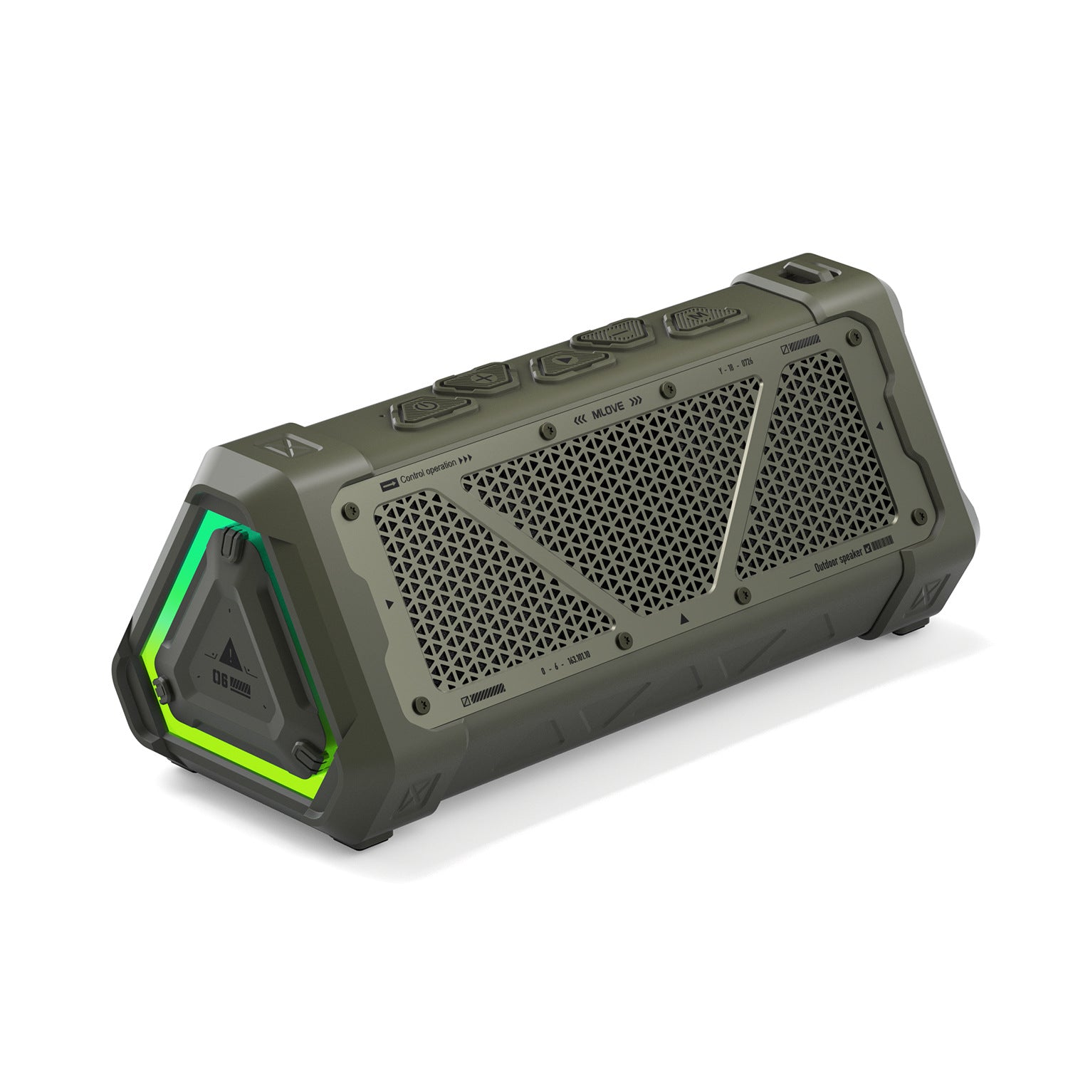 Elanmo High-Power Outdoor Portable Wireless Bluetooth Speaker (Premium Rugged Design)