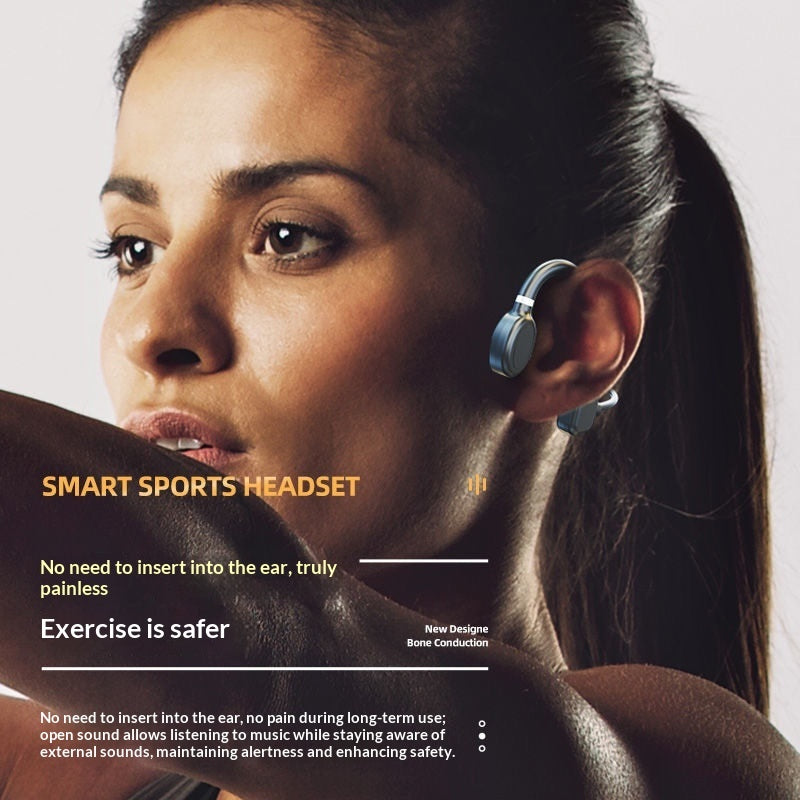 Bone Conduction Sports Bluetooth Headphones For Android/iOS