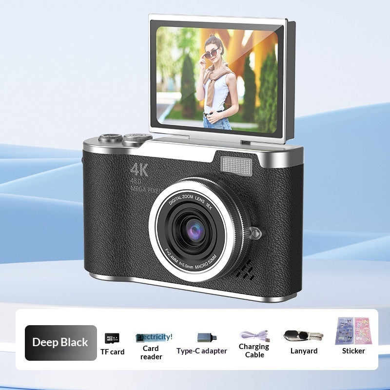 Elanmo Portable Digital Camera For Kids With High Resolution Photos, HD Quality Videos, Flip Screen For Selfies, Easy Sync With Smartphones