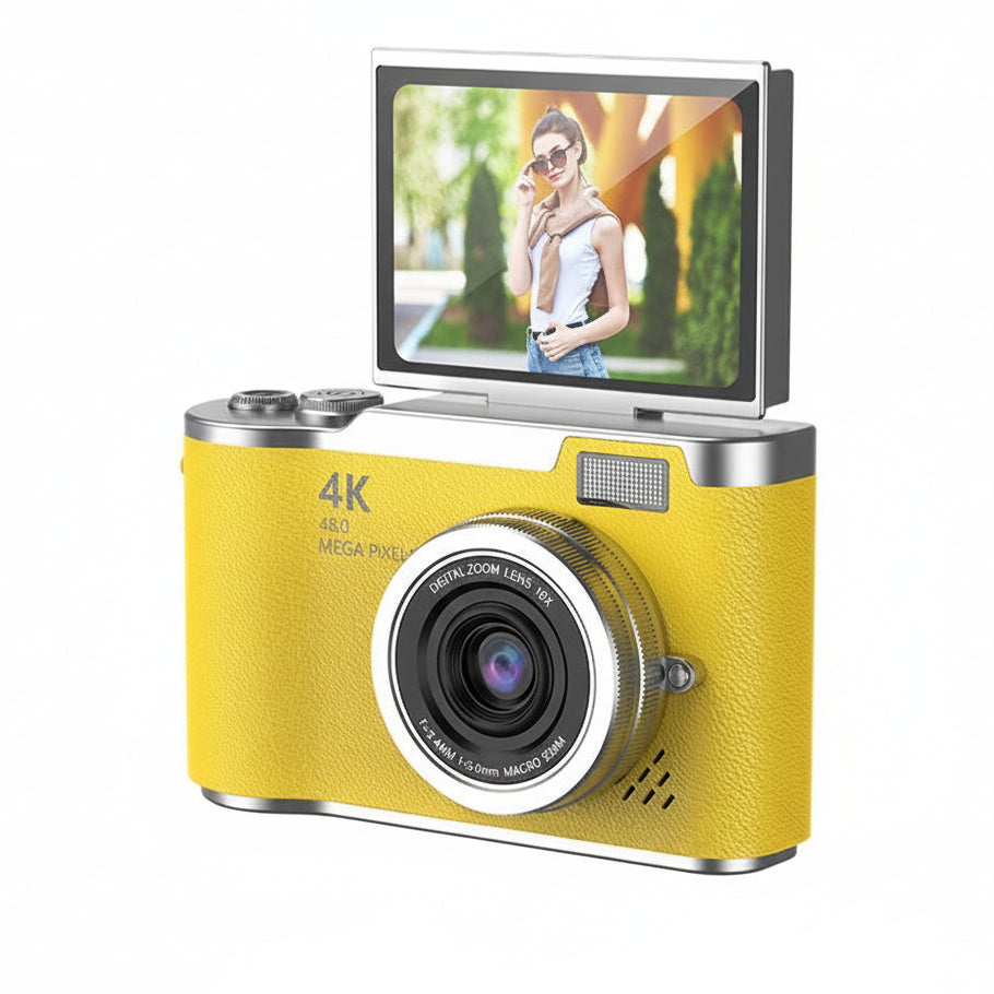Elanmo Portable Digital Camera For Kids With High Resolution Photos, HD Quality Videos, Flip Screen For Selfies, Easy Sync With Smartphones