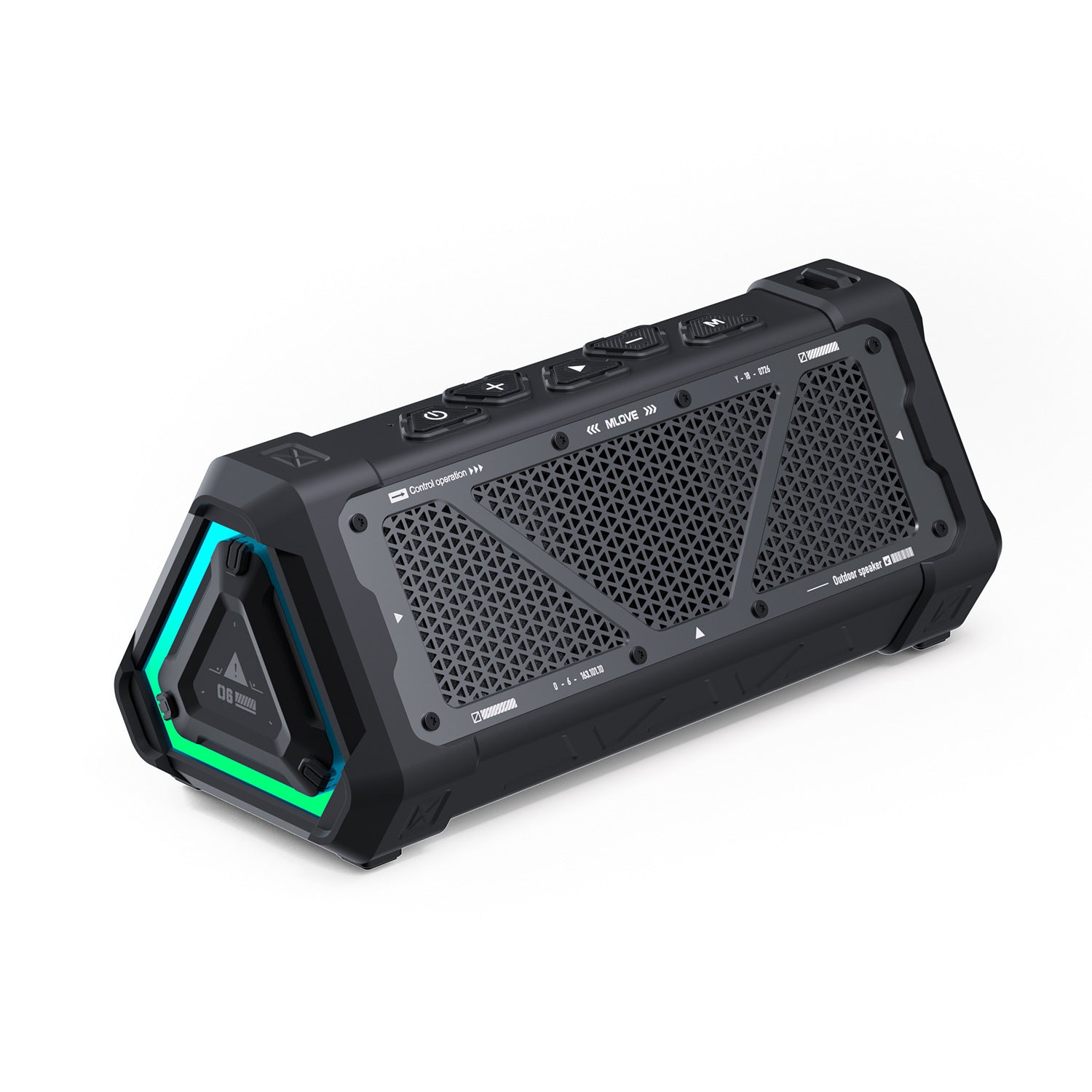 Elanmo High-Power Outdoor Portable Wireless Bluetooth Speaker (Premium Rugged Design)