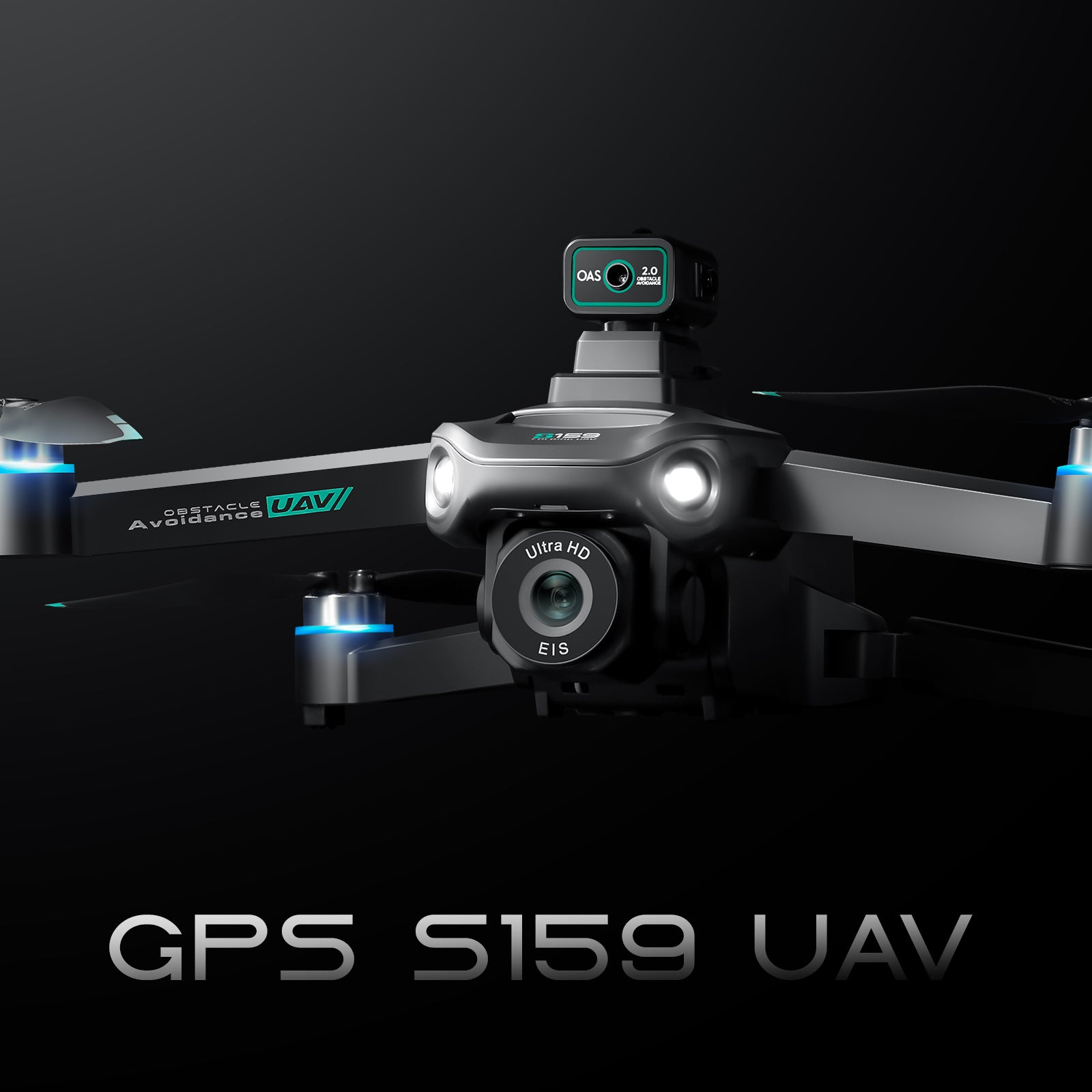 Elanmo S159 Drone 2026  (5GHz Wi-Fi Support) Real 4K Camera, Aerial Photography, Remote Controller Wth Built-in Screen