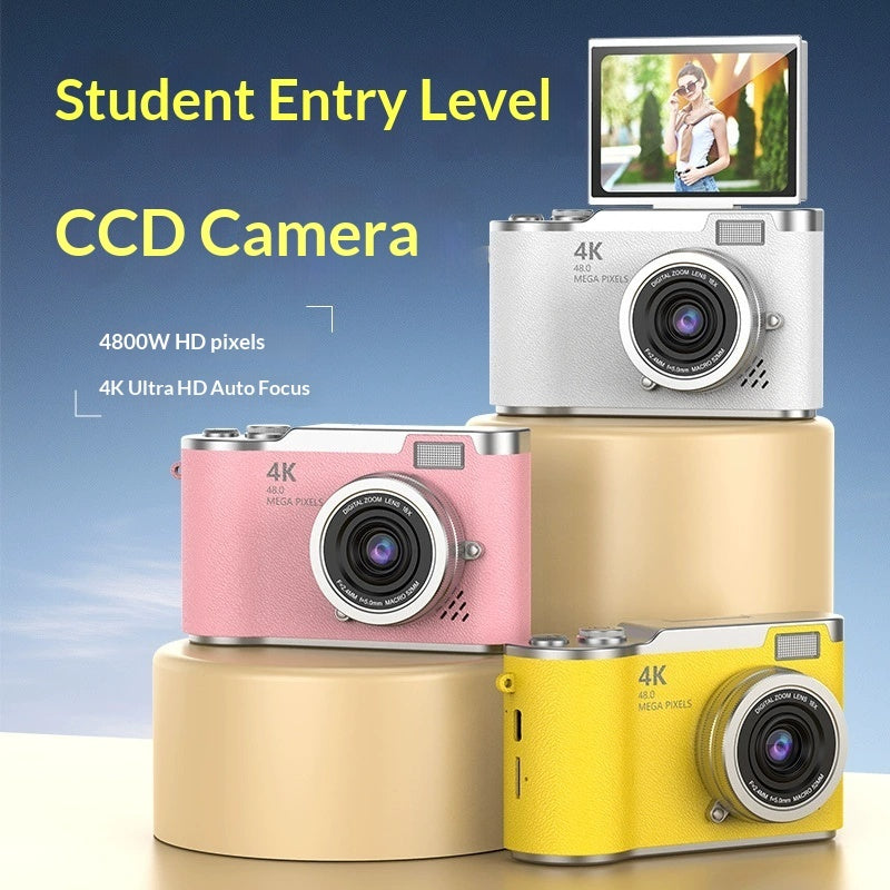 Elanmo Portable Digital Camera For Kids With High Resolution Photos, HD Quality Videos, Flip Screen For Selfies, Easy Sync With Smartphones